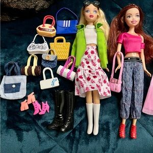 My Scene Barbies w/Accessiries